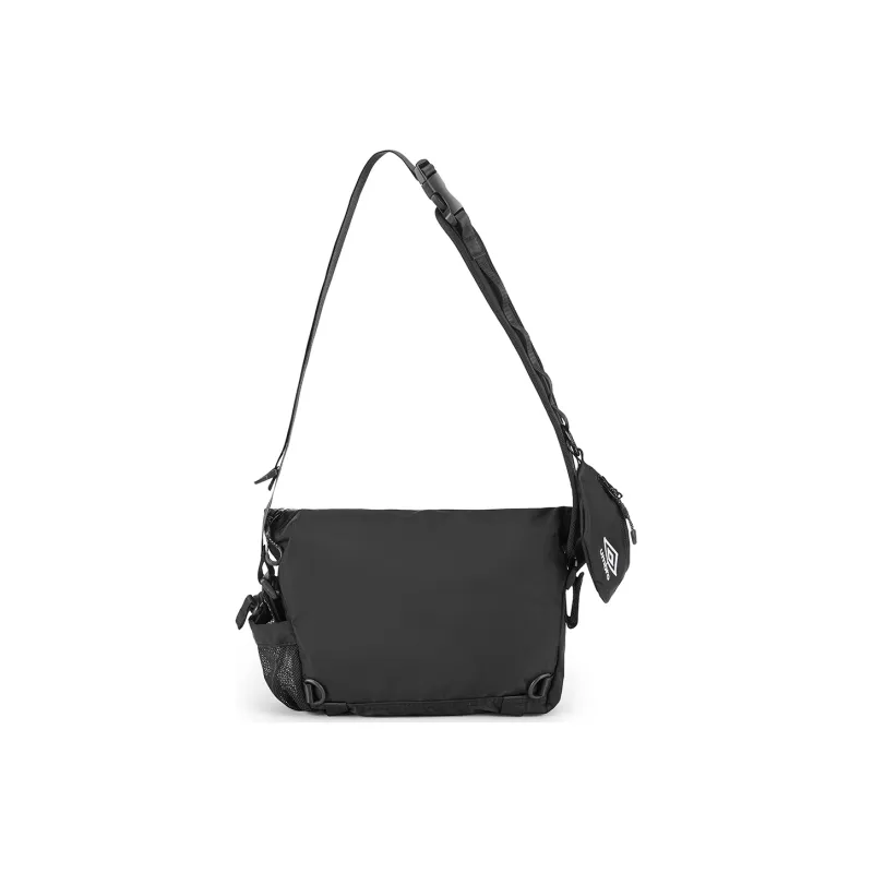 Umbro Fabric Messenger Bag, Crossbody Bag Women's Black-1