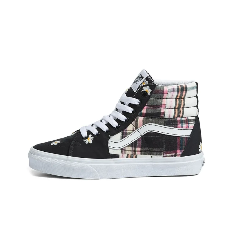 Vans SK8 HI 'Black White Pink'-0