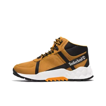 Timberland Solar Wave LT Durable Breathable Mid-Top Outdoor Shoes Brown Black