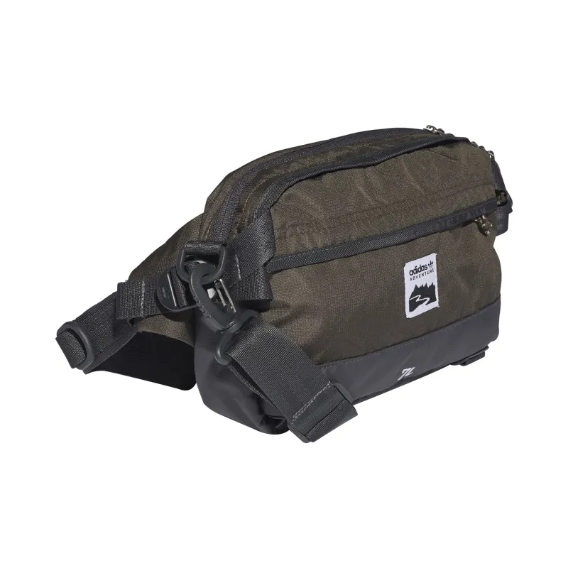 Adidas Originals Polyester Shoulder Bag Crossbody Bag Fanny Pack Regular Unisex Brown-1