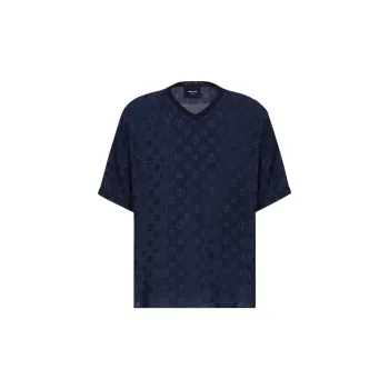 GIORGIO ARMANI FW22 T Shirt Men's Navy Blue