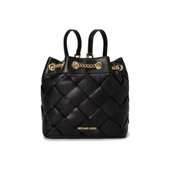 MICHAEL KORS Regina Artificial Leather Backpack Small Size Women's Black