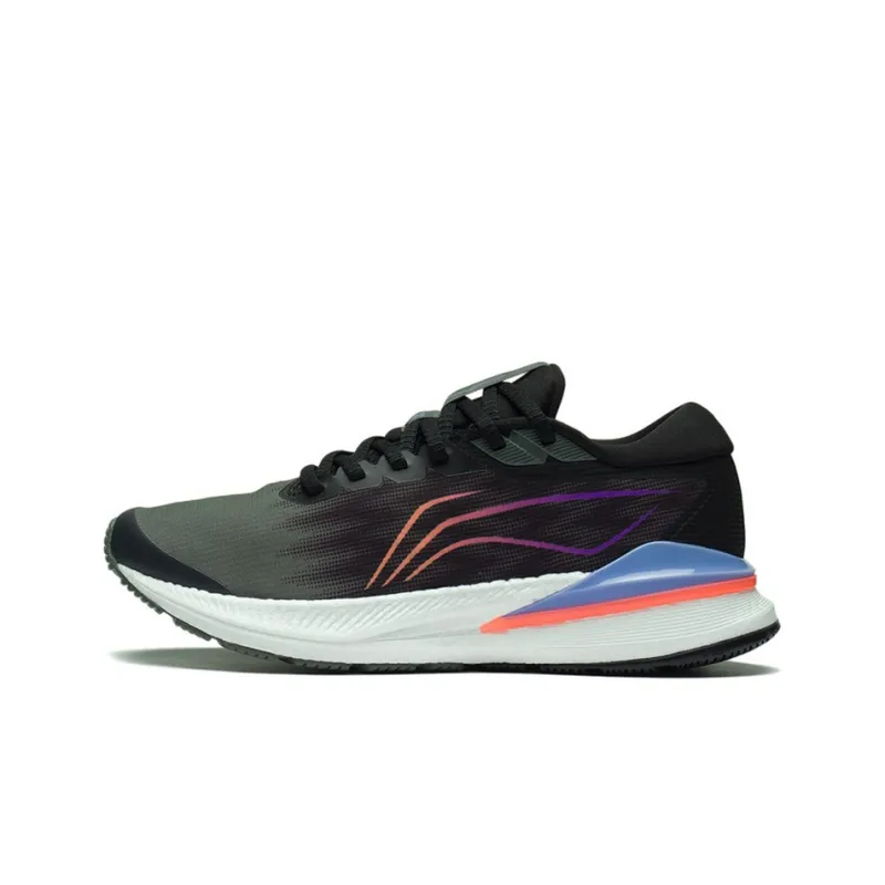 LiNing Light Cushioning Anti-Slip And Wear-Resistant Rebound Low-Top Running Shoes Women's Black-0