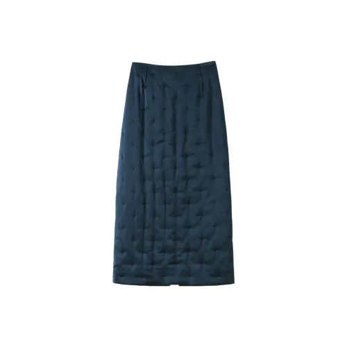 TOTEME Casual Long Skirts Women's Blue