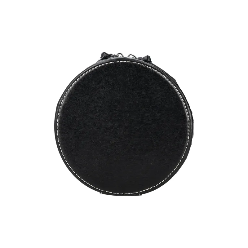 GANNI Leather Shoulder Bag Crossbody Bag Wallets Women's Black-3