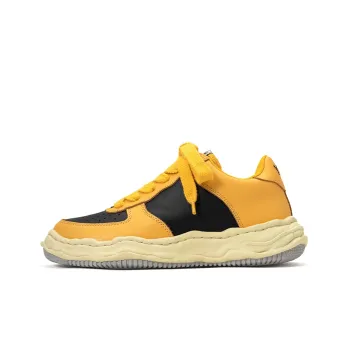 MIHARA YASUHIRO Wayne VL OG Low Top Skateboard Shoes Unisex Black Yellow