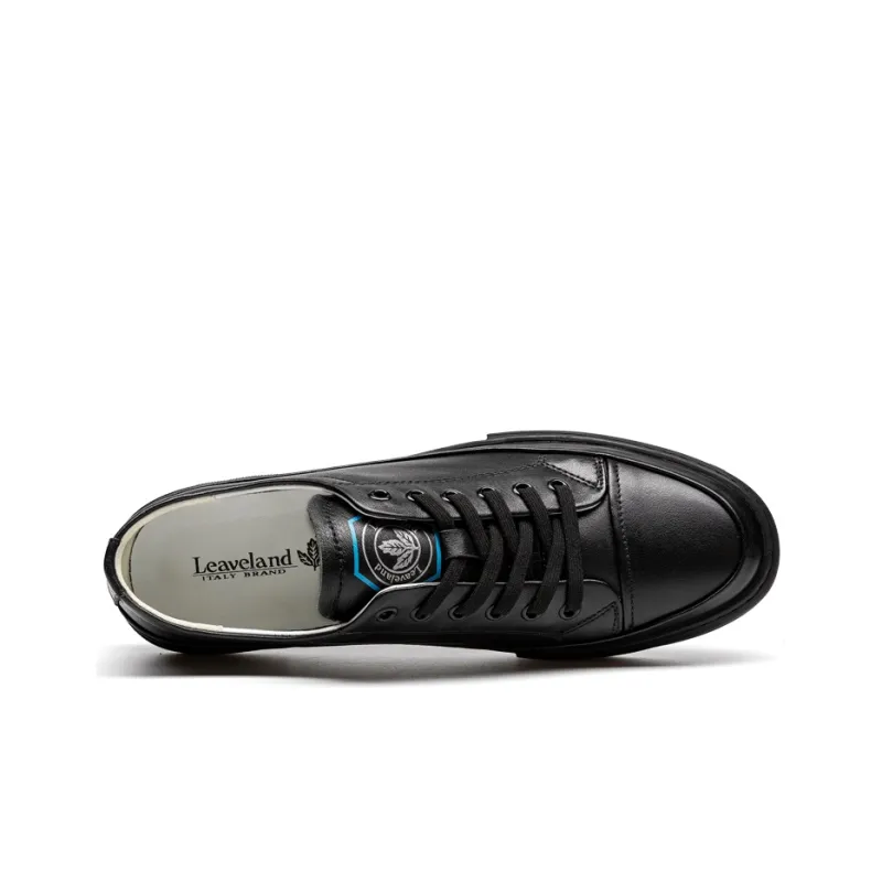 LEAVELAND Skateboard Shoes Men's Black-3