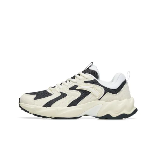 Anta Low Top Running Shoes Men's Gray White