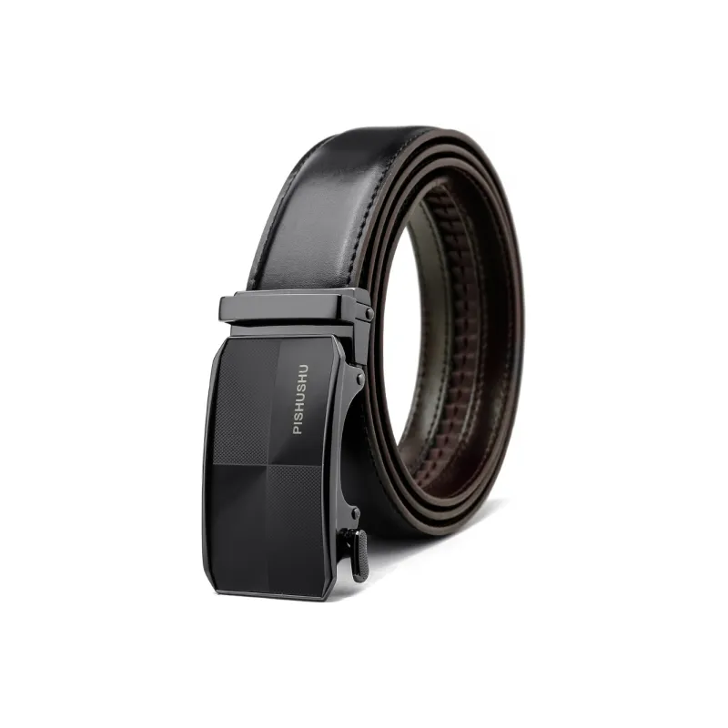 PISHUSHU Leather Belts Men-1