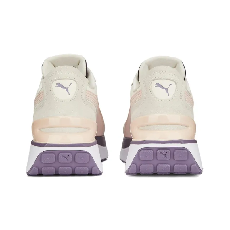 PUMA Cruise Rider Satin Cushioning Anti-Slip And Wear-Resistant Low-Top Casual Shoes Women's-4