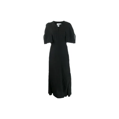 JIL SANDER Short-Sleeved Dresses Women's Black