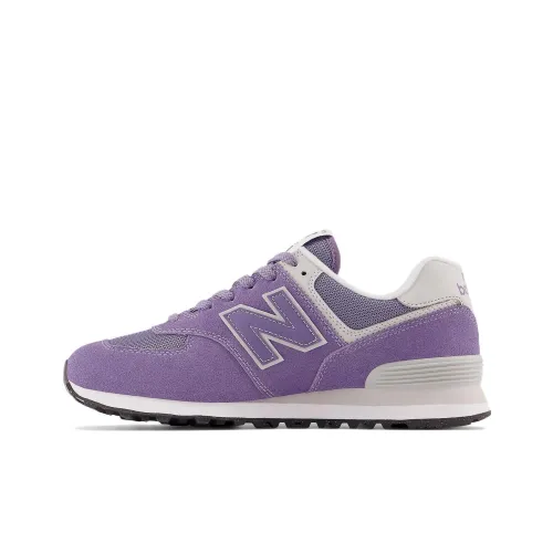 New Balance 574 Lavender White