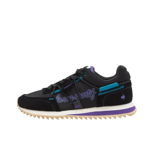 Le Coq Sportif Casual Shoes Unisex Low-Top Black/Blue/Purple