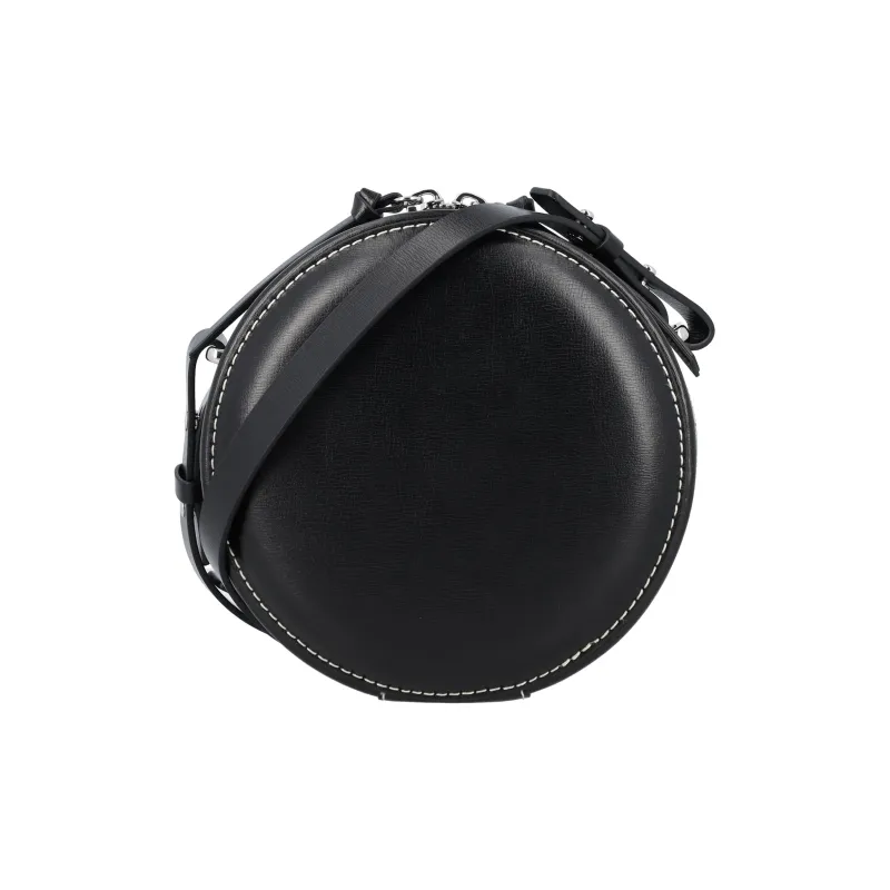 GANNI Leather Shoulder Bag Crossbody Bag Wallets Women's Black-0