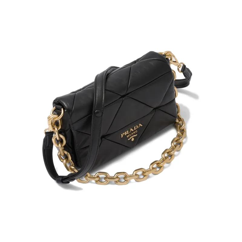 PRADA Soft Sheep Leather Portable Crossbody Bag Shoulder Bag Women's-1