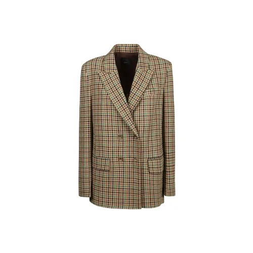 PINKO FW22 Business Suits Coats Women's Green