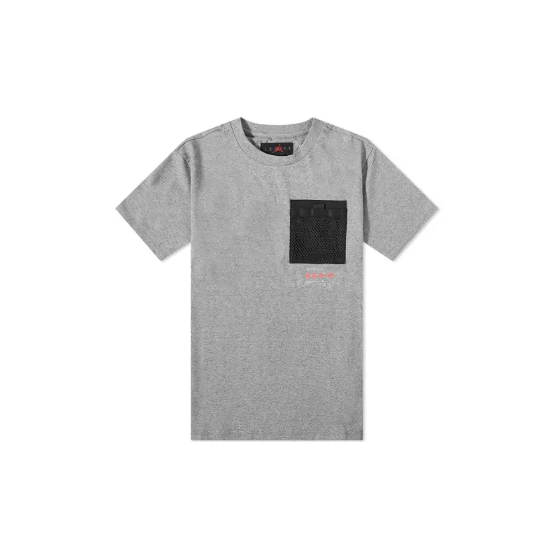 Jordan T Shirts Men Gray-0
