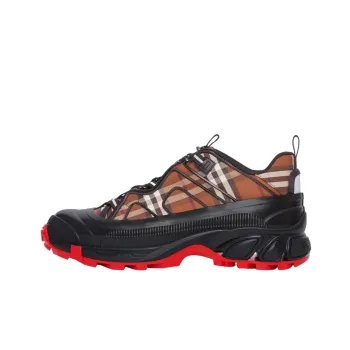 Burberry Arthur Vintage Check Cotton Birch Brown Black Red