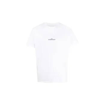Maison Margiela Logo Embroidered Crewneck T Shirt