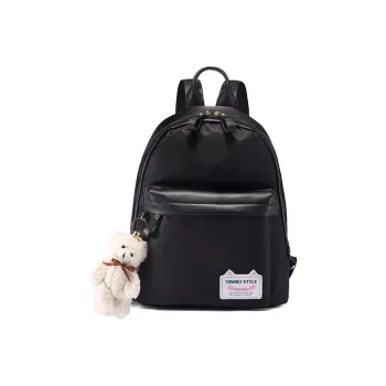 Sound For Life Nylon Backpack Medium Size Women's Black