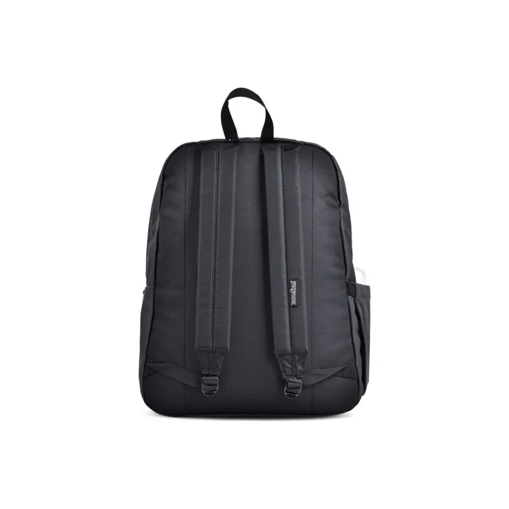 JanSport Polyester Backpack Medium Size Unisex Black-3