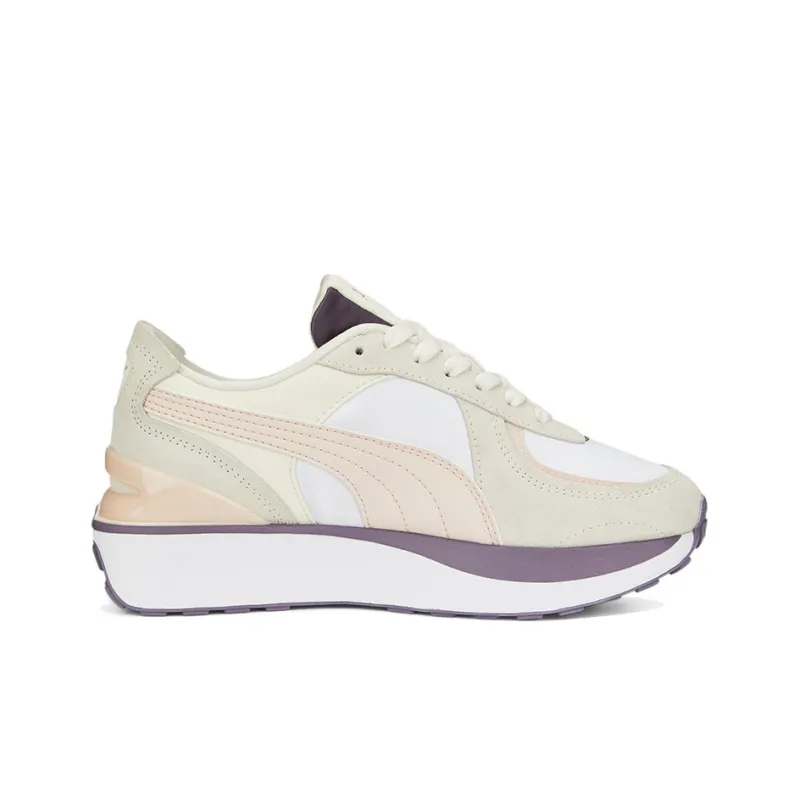 PUMA Cruise Rider Satin Cushioning Anti-Slip And Wear-Resistant Low-Top Casual Shoes Women's-1
