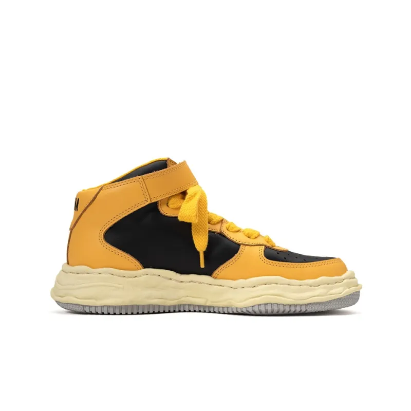 MIHARA YASUHIRO 'WAYNE' VL OG Sole Athletic Shoes Unisex Black Yellow-1