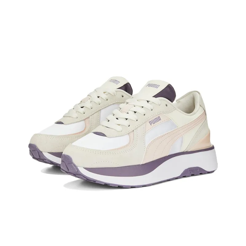 PUMA Cruise Rider Satin Cushioning Anti-Slip And Wear-Resistant Low-Top Casual Shoes Women's-2