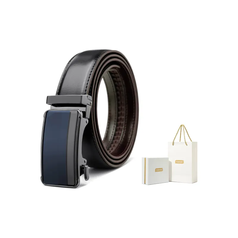 PISHUSHU Leather Belts Men-4
