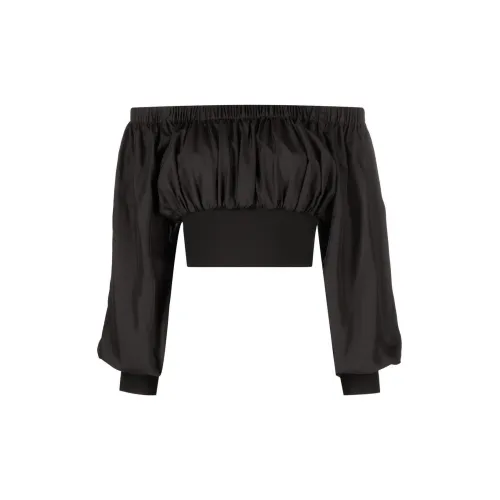 Alexander McQueen Crop Tops Women's Black