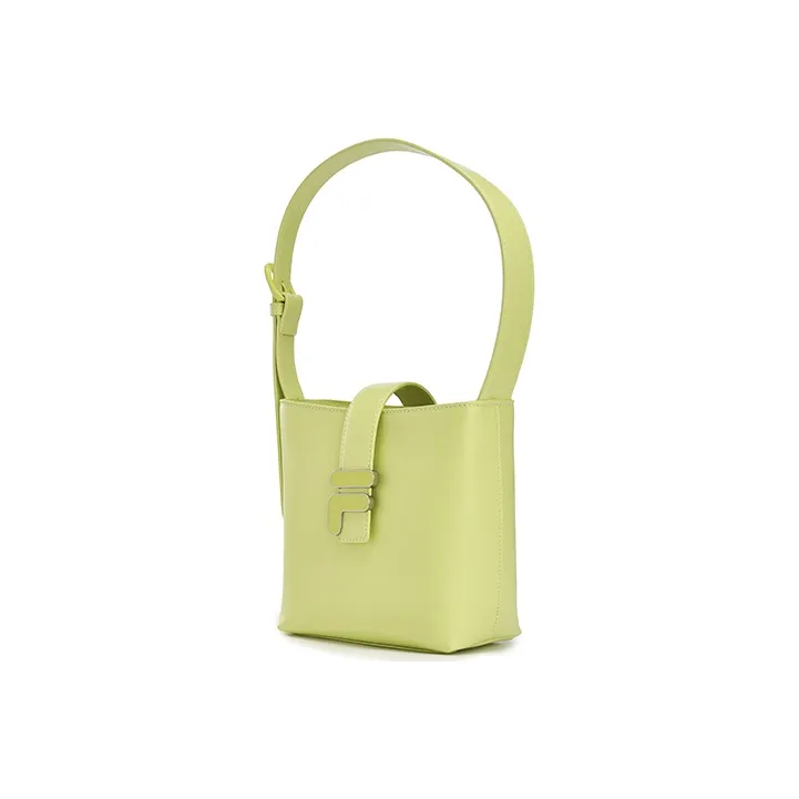 FILA Fabric Handbag, Shoulder Bag, Crossbody Bag Regular Women's Light Mustard Yellow-1