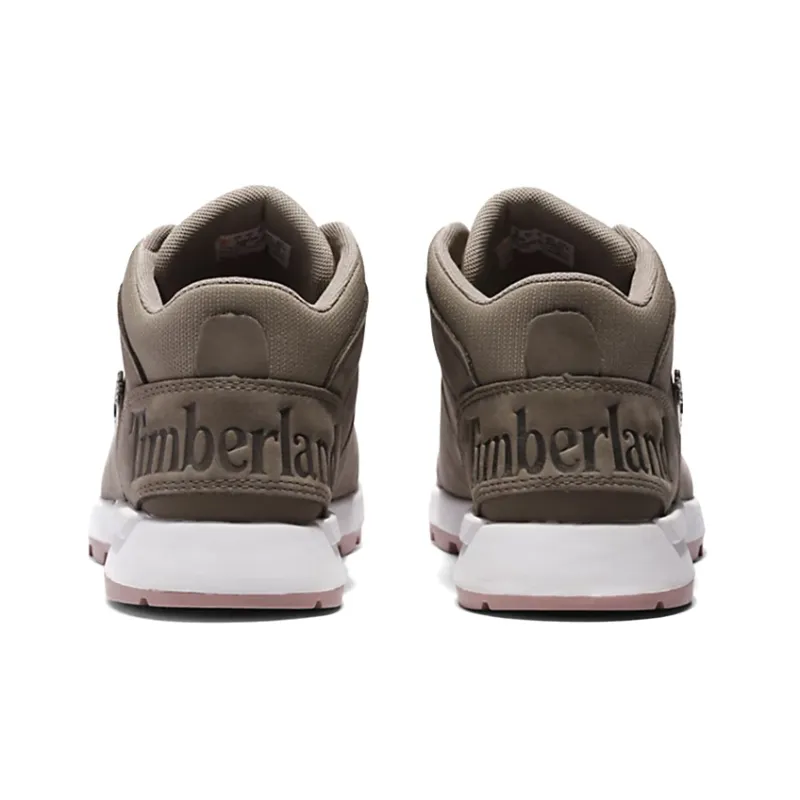 Timberland Sprint Trekker Durable Breathable Mid-Top Outdoor Shoes Women's Gray Pink-4