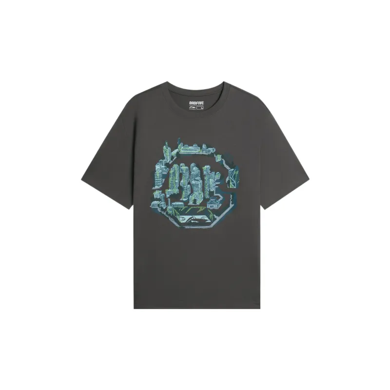 LiNing Badfive T-Shirt Men's Gray-0