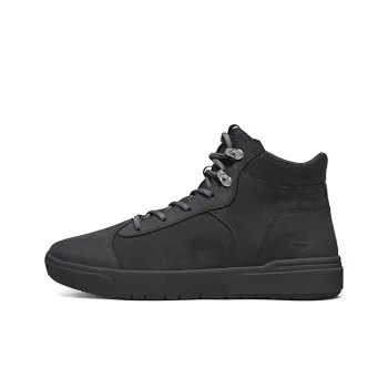 Timberland Chukka Seneca Bay Anti-Slip Wear-Resistant High-Top Skateboard Shoes Men's Black