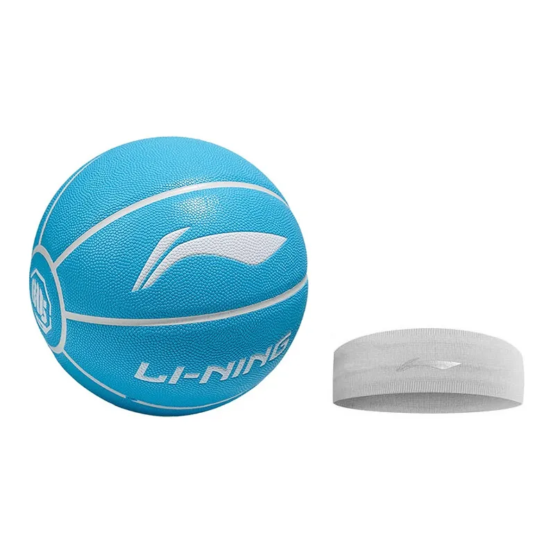 LiNing Badfive PU Basketball Blue Size 7 Training Unisex-16