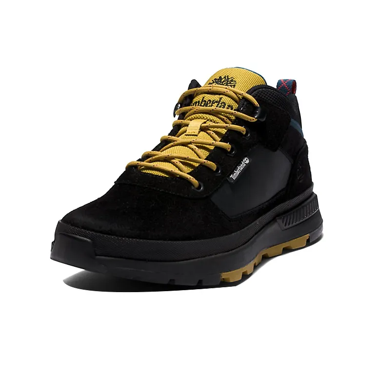 Timberland Field Trekker Trainer Anti Slip Wear Resistant Low Top Outdoor Shoes Men's Black Yellow-2