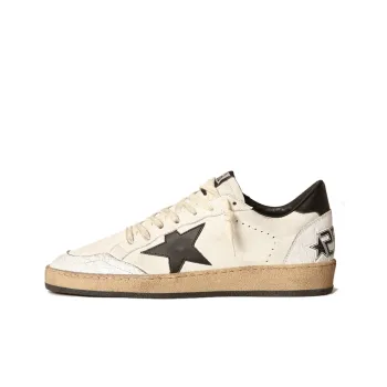 Golden Goose Ball Star Low White Nappa Black Star