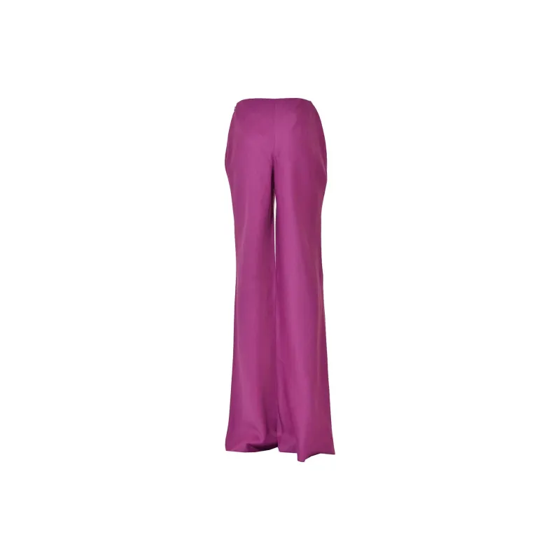 ALBERTA FERRETTI SS22 Knitted Sports Pants Women's Purple-1