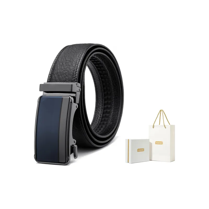 PISHUSHU Leather Belts Men-5
