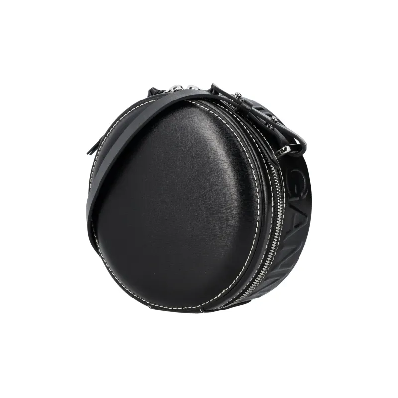GANNI Leather Shoulder Bag Crossbody Bag Wallets Women's Black-2