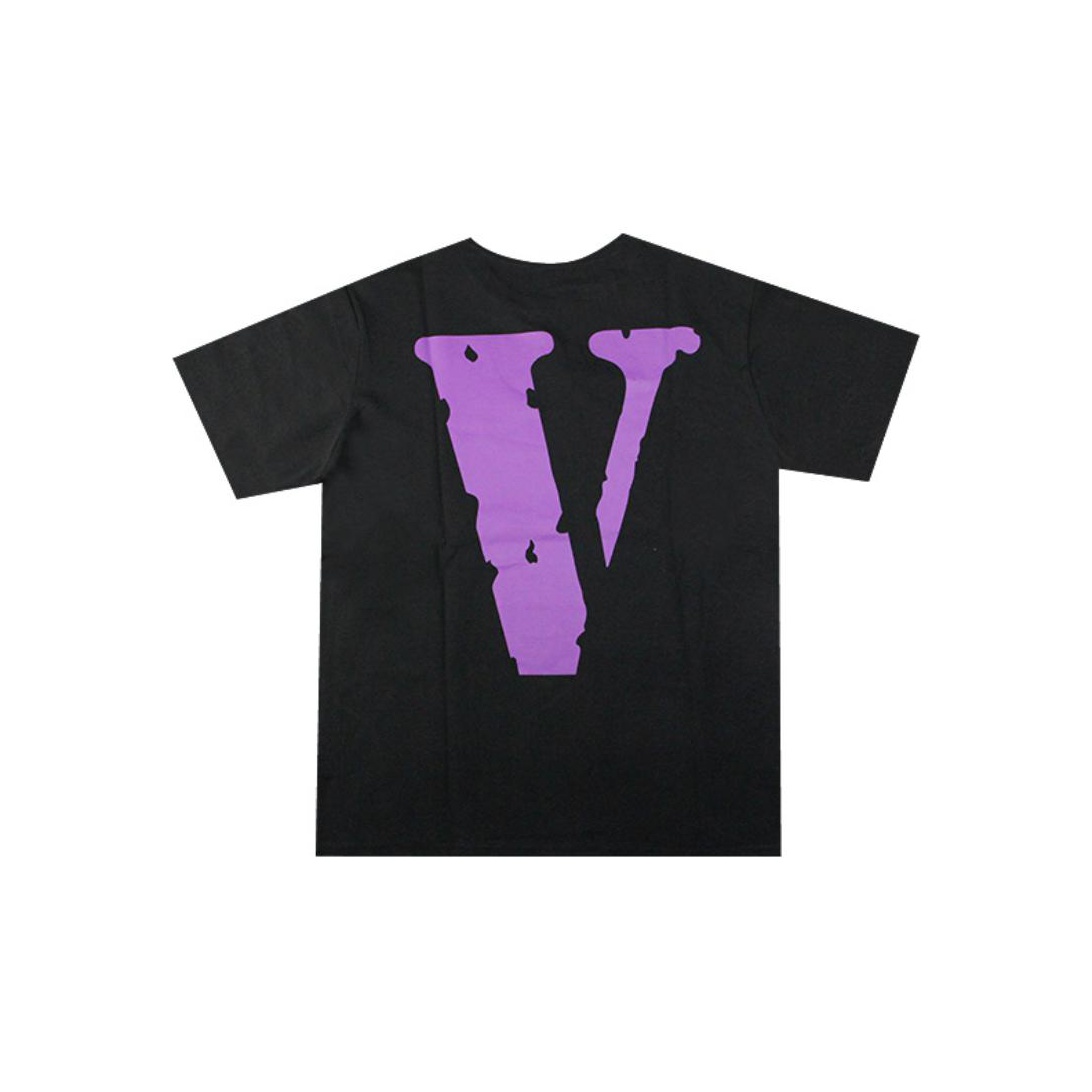 Tシャツ・カットソー Vlone x Palm Angels T-shirt Vlone x Palm Angels T-shirt Black/Purple Men's - US