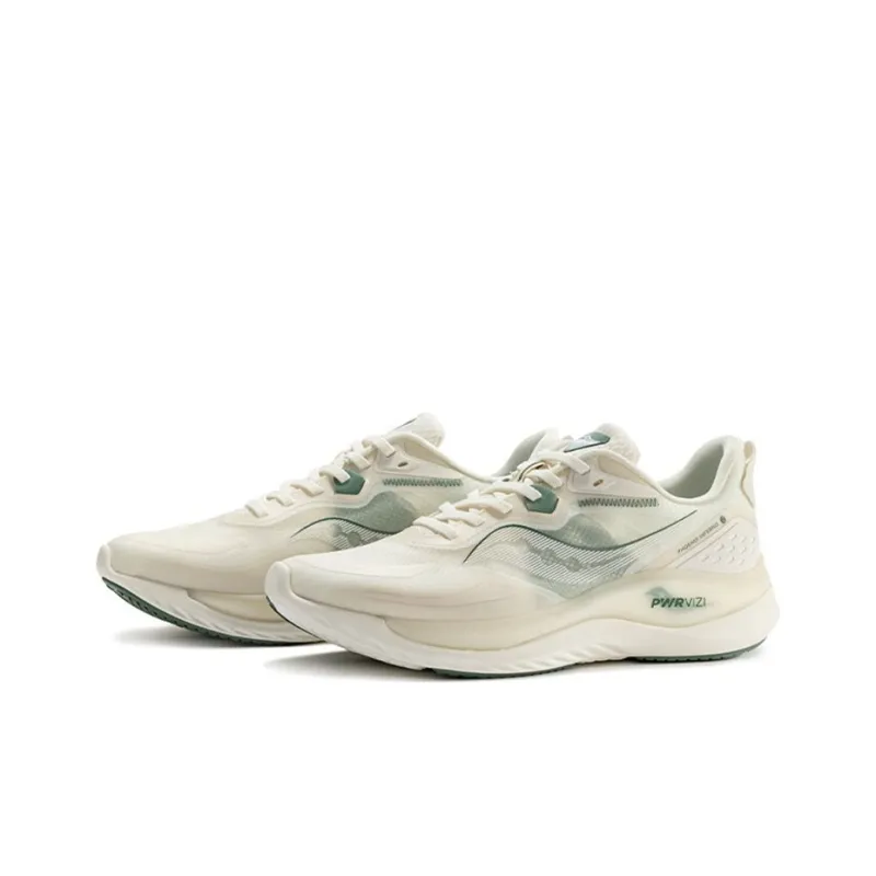 Saucony Phoenix Inferno 2 Running Shoes Unisex Low Top Beige Green-2