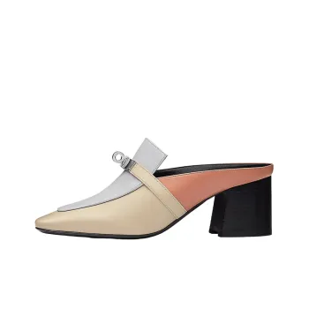HERMES Blossom Wrap toe Slippers Women's Multicolor
