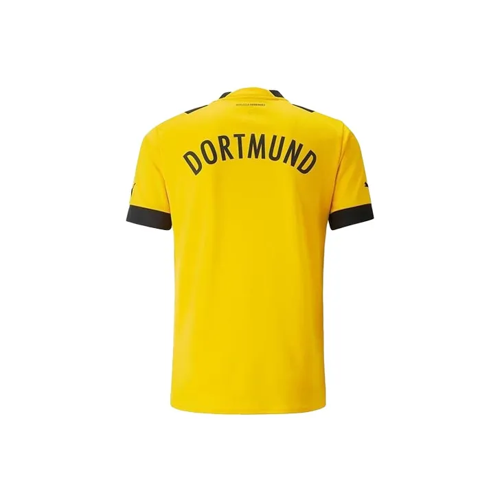 PUMA Soccer Jersey 22 23 Season, Borussia Dortmund, Fan Edition Men's Yellow-1
