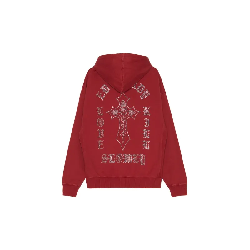 Ed Hardy Sweatshirts Unisex China Red E1OBM100-1