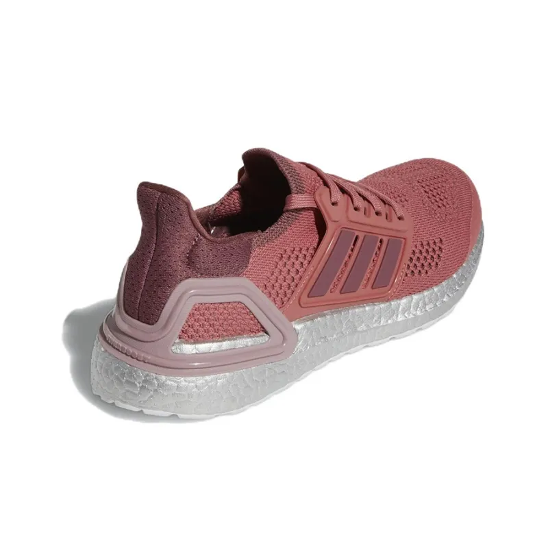 Adidas Breathable Low Top Running Shoes Women's Red-3