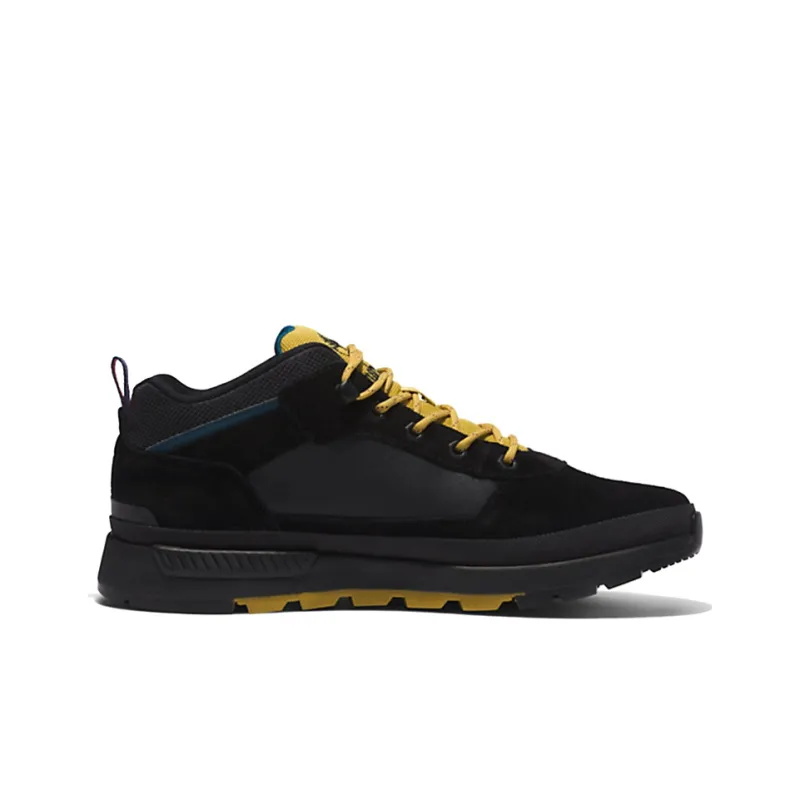 Timberland Field Trekker Trainer Anti Slip Wear Resistant Low Top Outdoor Shoes Men's Black Yellow-1