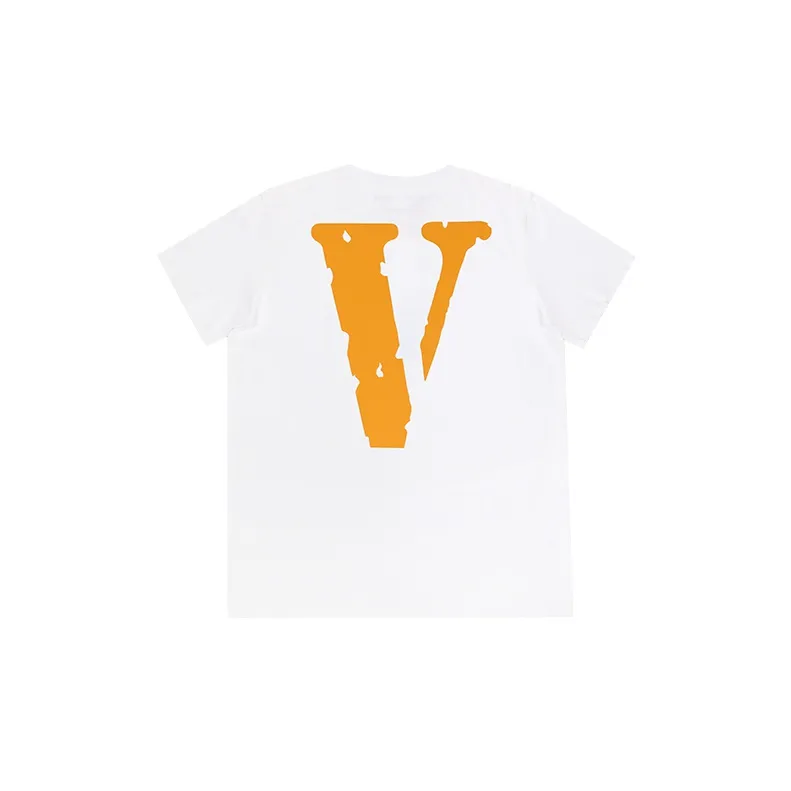 VLONE Friends Collection Large Logo Collection T Shirt Unisex White Yellow-1