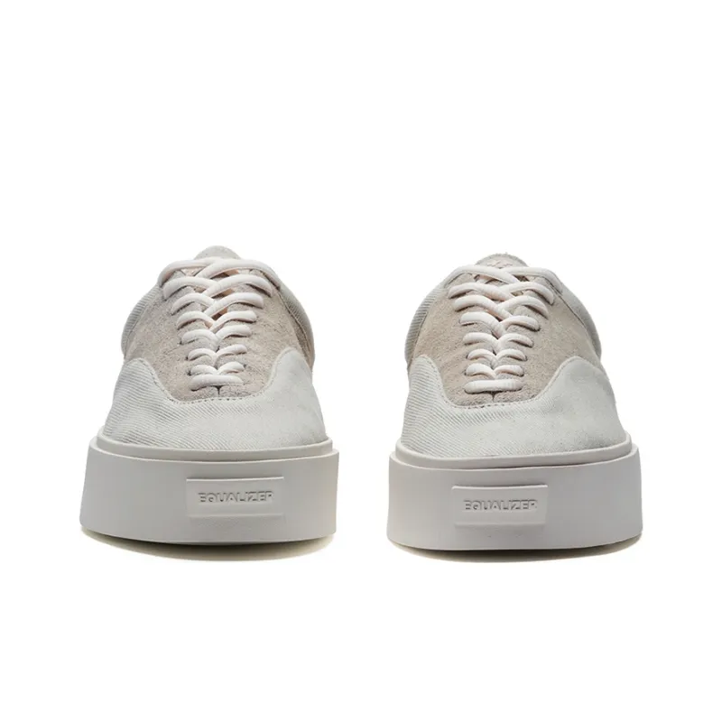 EQLZ EQUALIZER Fault 22 Lo Anti Slip Wear Resistant Low Top Skateboard Shoes Unisex Antique White-4