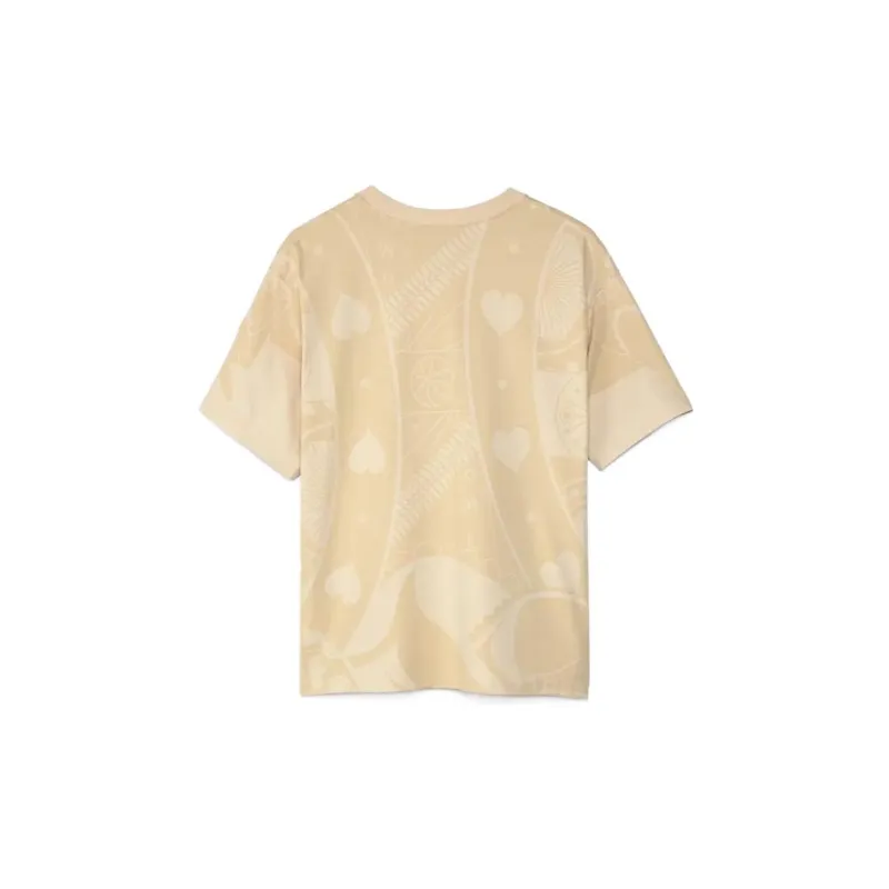 Jordan T Shirts Women's Beige Yellow-1